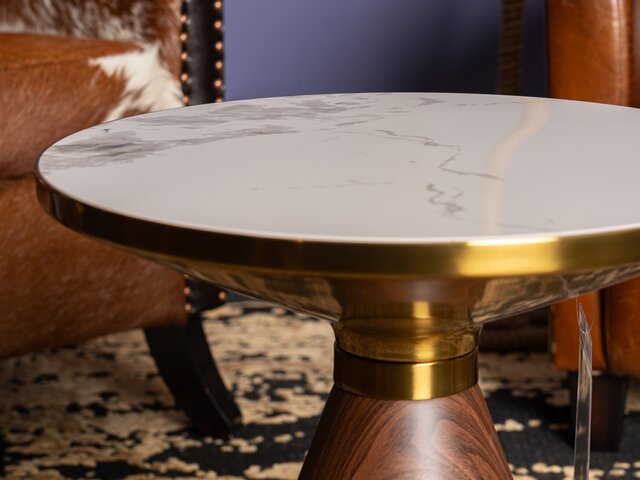 Kare Beistelltisch CANO Keramik / Holz 95340 6