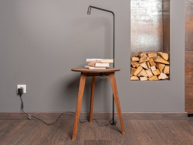 Team 7 Beistelltisch HI! Nussbaum 31602 2