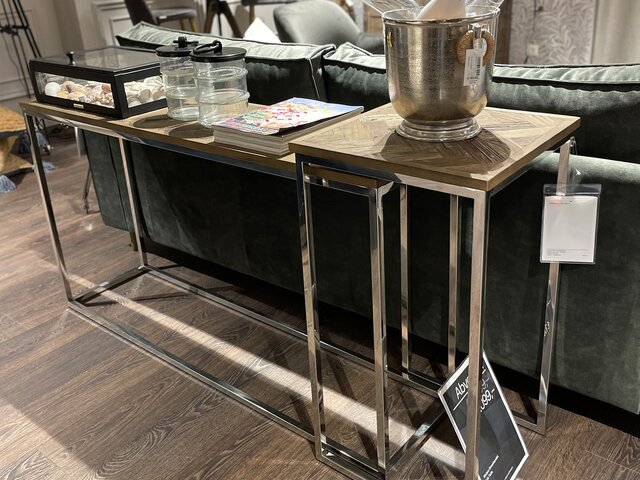 Riviera Maison Konsolentisch Bushwick silber 58030