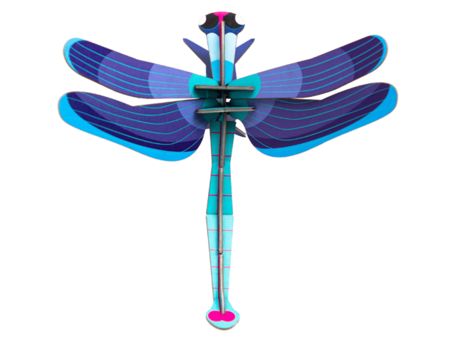 Studio Roof Wanddekoration SAPPHIRE DRAGONFLY mehrfarbig 97541