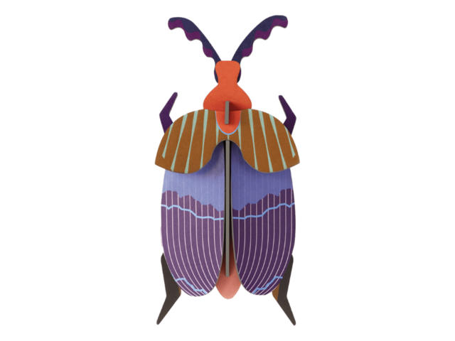 Studio Roof Wanddekoration INSECTS QUEEN BEETLE mehrfarbig 97543 1
