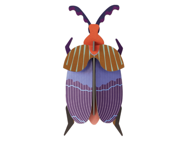 Studio Roof Wanddekoration INSECTS QUEEN BEETLE mehrfarbig 97543 1