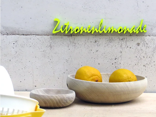 NoGallery Neonschild ZITRONENLIMONADE neongelb 68838 1