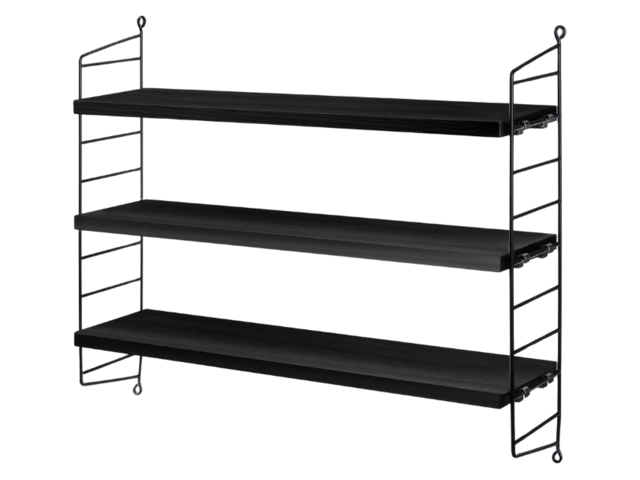 String Furniture Wandregal STRING POCKET stained Ash 99030