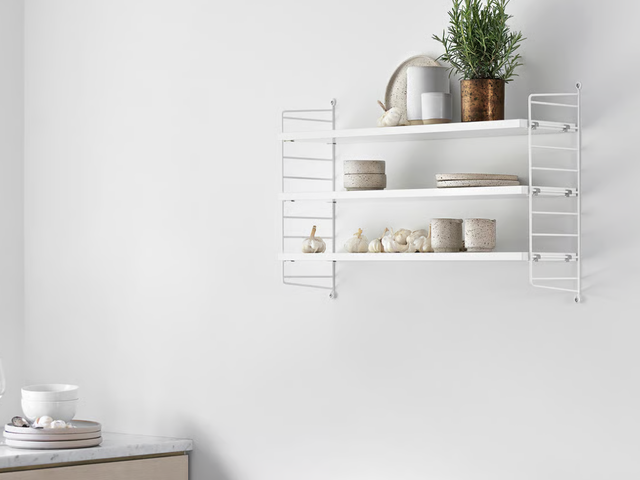 String Furniture Wandregal STRING POCKET white 99031 2