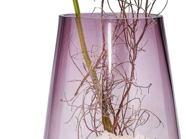 Kare Vase Noble Ring grau 58214 4