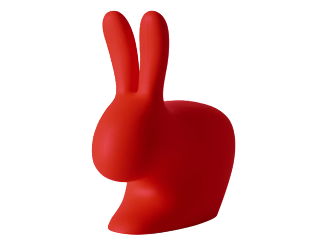 qeeboo Rabbit Chair Baby red 72294 1 qeeboo Rabbit Chair Baby red 72294 1