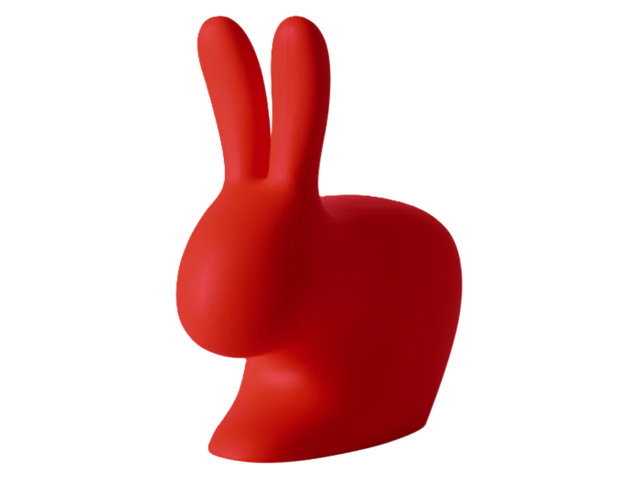 qeeboo Rabbit Chair Baby red 72294 qeeboo Rabbit Chair Baby red 72294