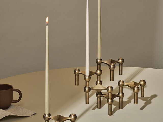 Stoff-Nagel Candle Holder chrome 72768 2 Stoff-Nagel Candle Holder chrome 72768 2