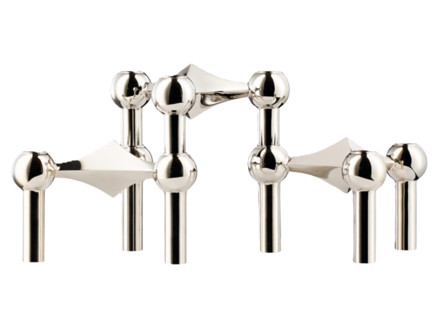 Stoff-Nagel Candle Holder chrome 72768 Stoff-Nagel Candle Holder chrome 72768