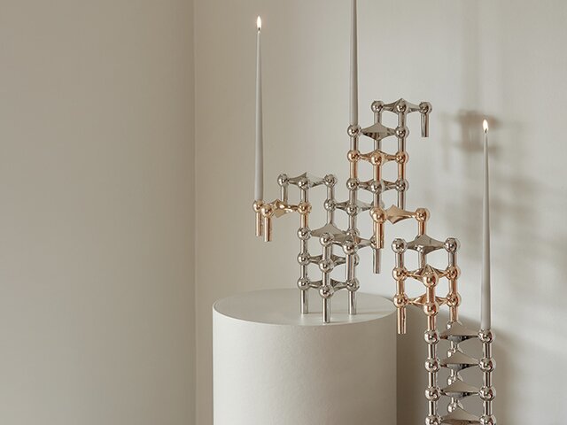 Stoff-Nagel Candles by Ester & Erik sand 72772 2