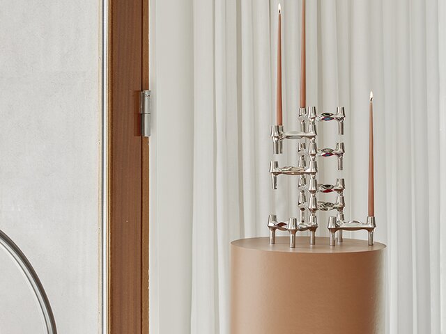 Stoff-Nagel Candles by Ester & Erik soft rose 72775 2