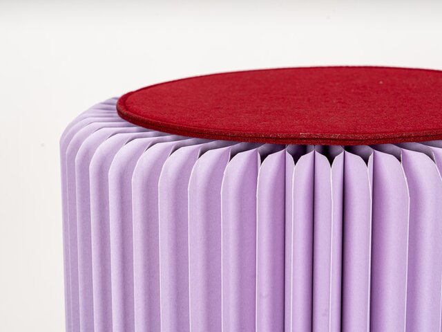 Remember Papierhocker Papillon lilac 72564 3 Remember Papierhocker Papillon lilac 72564 3