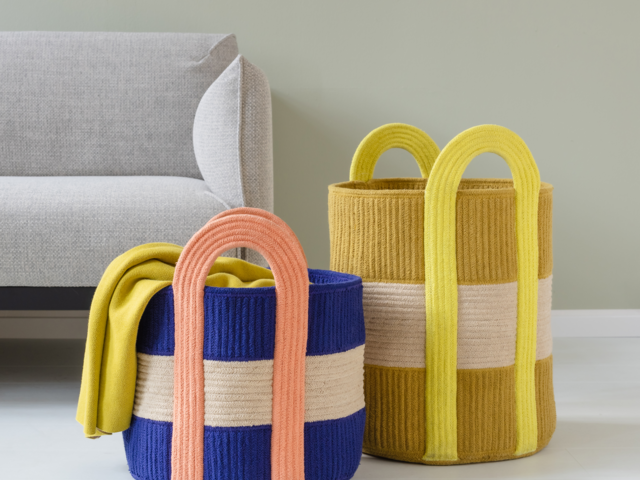 Remember Korb COLOMBO groß gelb 67144 2