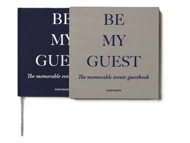 Printworks Gästebuch grey/navy 72977 1