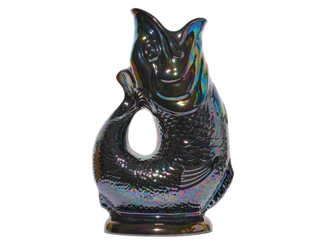 Gluckigluck Karaffe schwarz lustre XL 73928 1