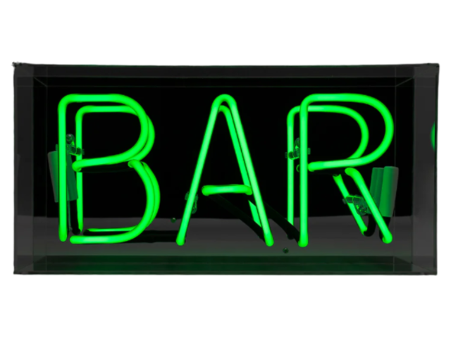 Locomocean Neon-Reklame BAR grün 71916 1