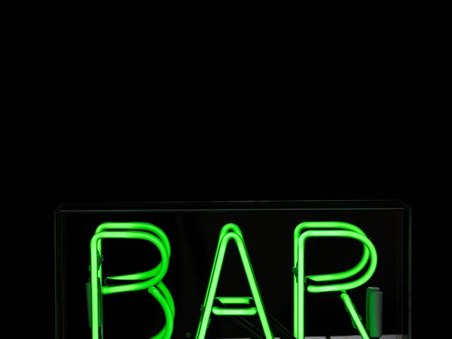 Locomocean Neon-Reklame BAR grün 71916 2