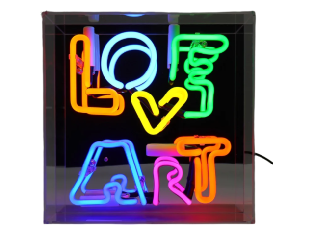 Locomocean Neon-Reklame LOVE ART mehrfarbig 74823 1