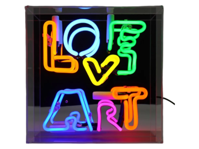 Locomocean Neon-Reklame LOVE ART mehrfarbig 74823 1