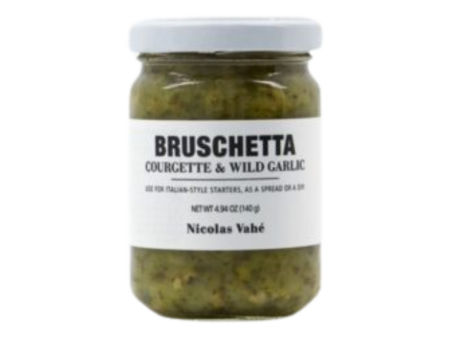 Nicolas Vahé Bruschetta COURGETTE WILD GARLIC 75055 1