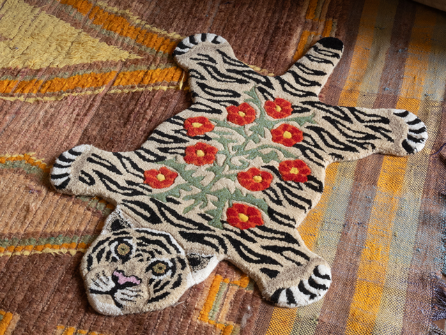 Doing Goods Teppich White Tiger klein 70530 1