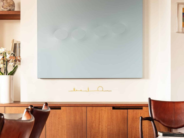 The Line Wanddeko Skyline LONDRES gold 69507 2