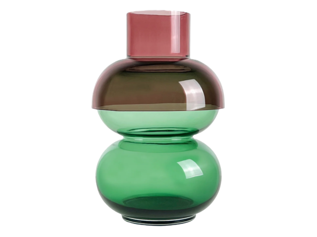 Cloudnola Bubble Vase groß grün & pink 71269 1 Cloudnola Bubble Vase groß grün & pink 71269 1