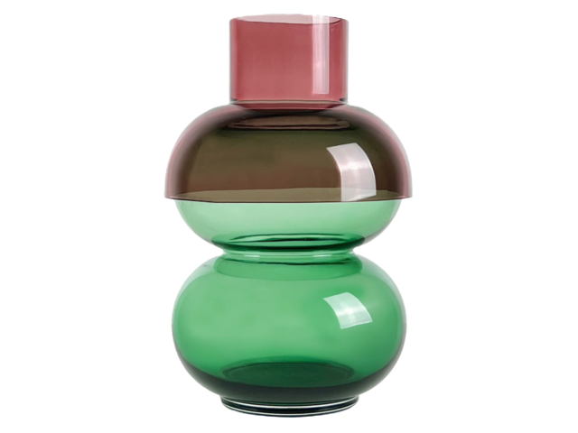 Cloudnola Bubble Vase groß grün & pink 71269 1 Cloudnola Bubble Vase groß grün & pink 71269 1