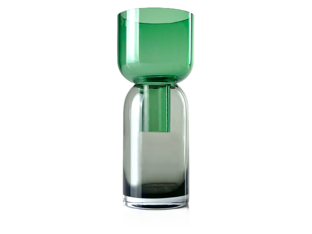 Cloudnola Flip Vase mittel grün & grau 71272 Cloudnola Flip Vase mittel grün & grau 71272