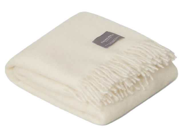 Stackelbergs Mohairdecke bright white 71150 Stackelbergs Mohairdecke bright white 71150