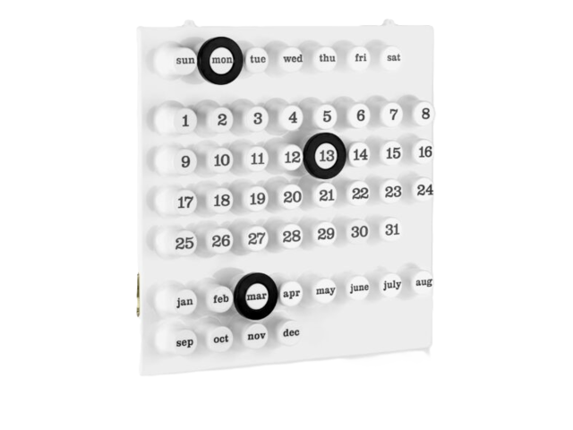 Ring-a-date Kalender weiß 71071 1