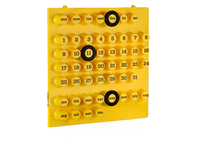 Ring-a-date Kalender gelb 71072