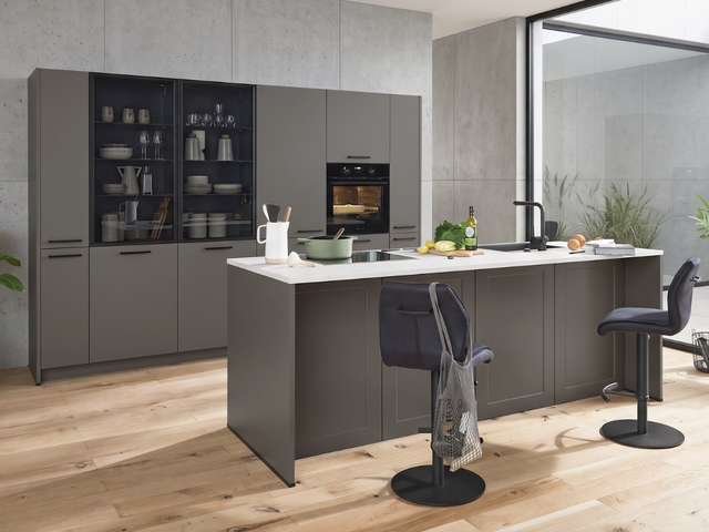 Interliving Einbauküche graphit 99740