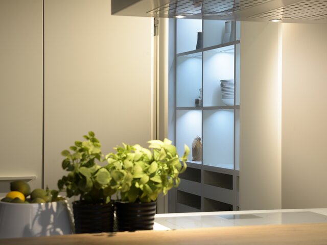 Leicht Ausstellungsküche Bondi weiß 76164 5