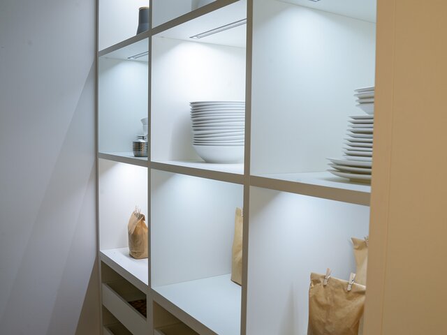 Leicht Ausstellungsküche Bondi weiß 76164 4