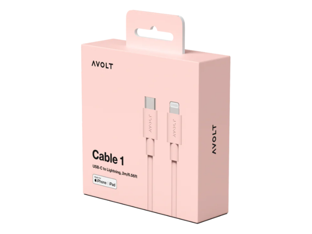 Avolt Ladekabel USB-C New Pink 97640 2
