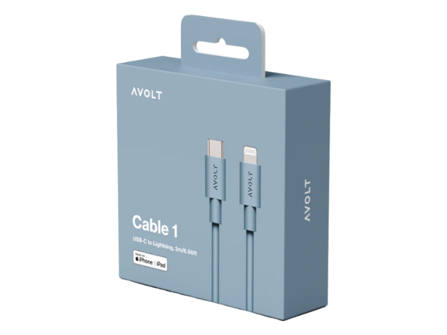 Avolt Ladekabel USB-C Shark Blue 97642 2