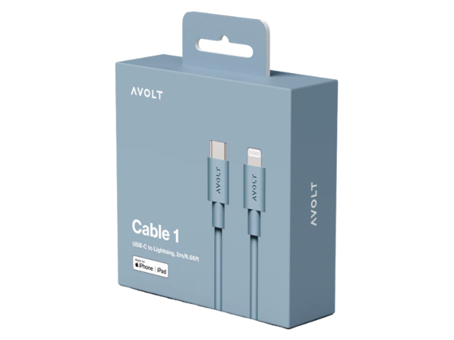 Avolt Ladekabel USB-C Shark Blue 97642 2