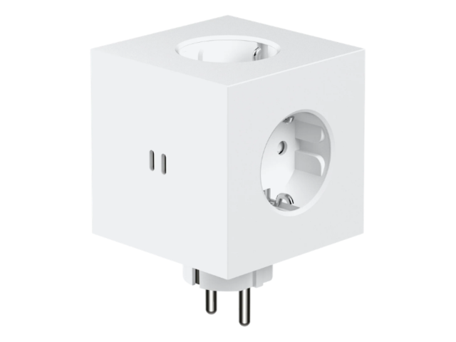 Avolt Mehrfachsteckdose Square 2 Opal White 97651 1