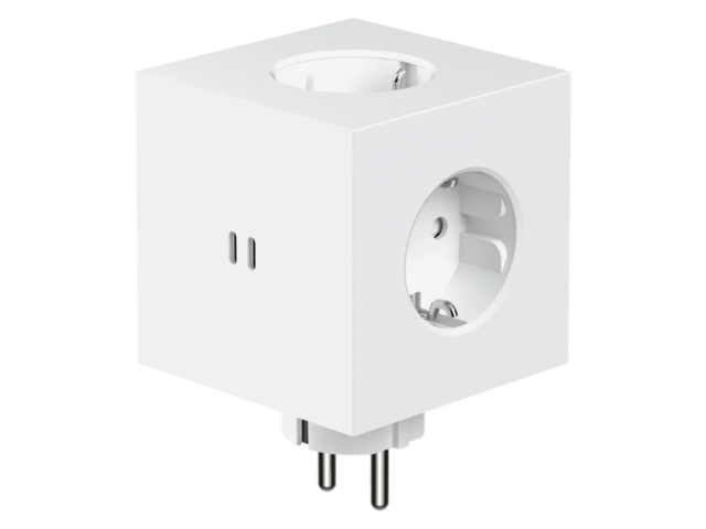 Avolt Mehrfachsteckdose Square 2 Opal White 97651 1