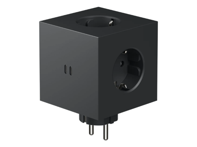 Avolt Mehrfachsteckdose Square 2 Stockholm Black 97652 1