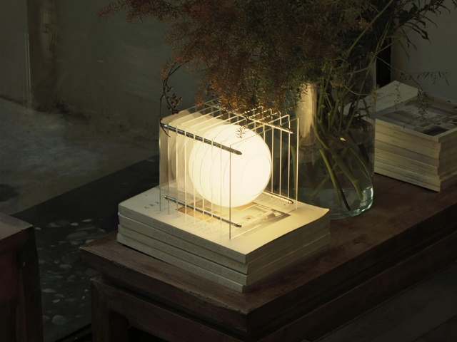 Bang Lampe LOP SMALL SQUARE Clear Acrylic 97505 2