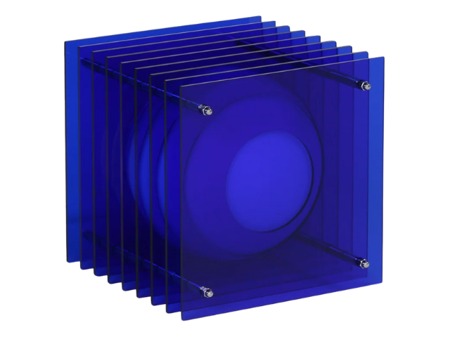 Bang Lampe LOP SMALL SQUARE Blue Acrylic 97508 2