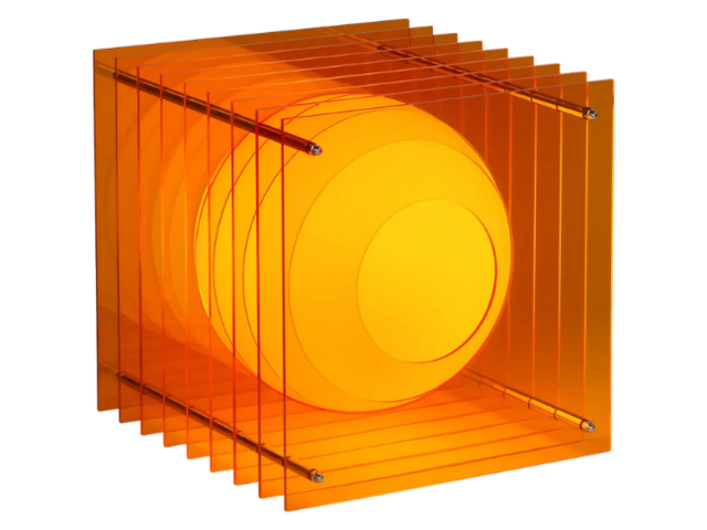 Bang Lampe LOP BIG SQUARE Orange Acrylic 97511 1