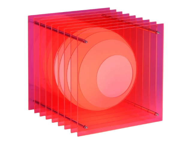 Bang Lampe LOP BIG SQUARE Electric Pink 97512 1