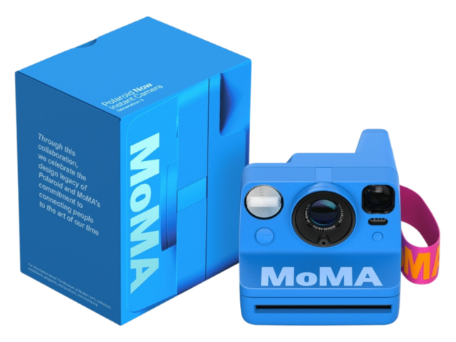 Aqipa Polaroid Kamera NOW+ GEN 3 MOMA EDITION blue 98105 1