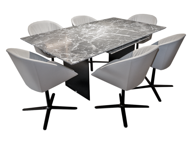 Draenert Essgruppe ATLAS/DAN valentin grey/graublau 73465 1