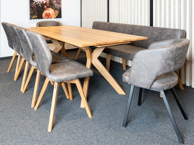 Schösswender Essgruppe LIVING 600/200 risseiche 76692 2