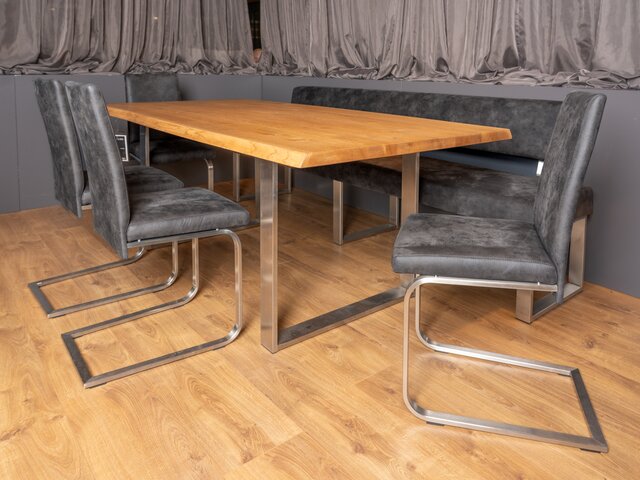 Schösswender Essgruppe LIVING 600/200 risseiche 76692 3